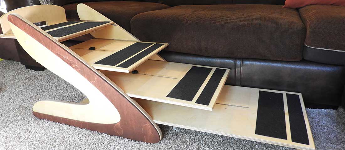 Dog steps for long body dogs